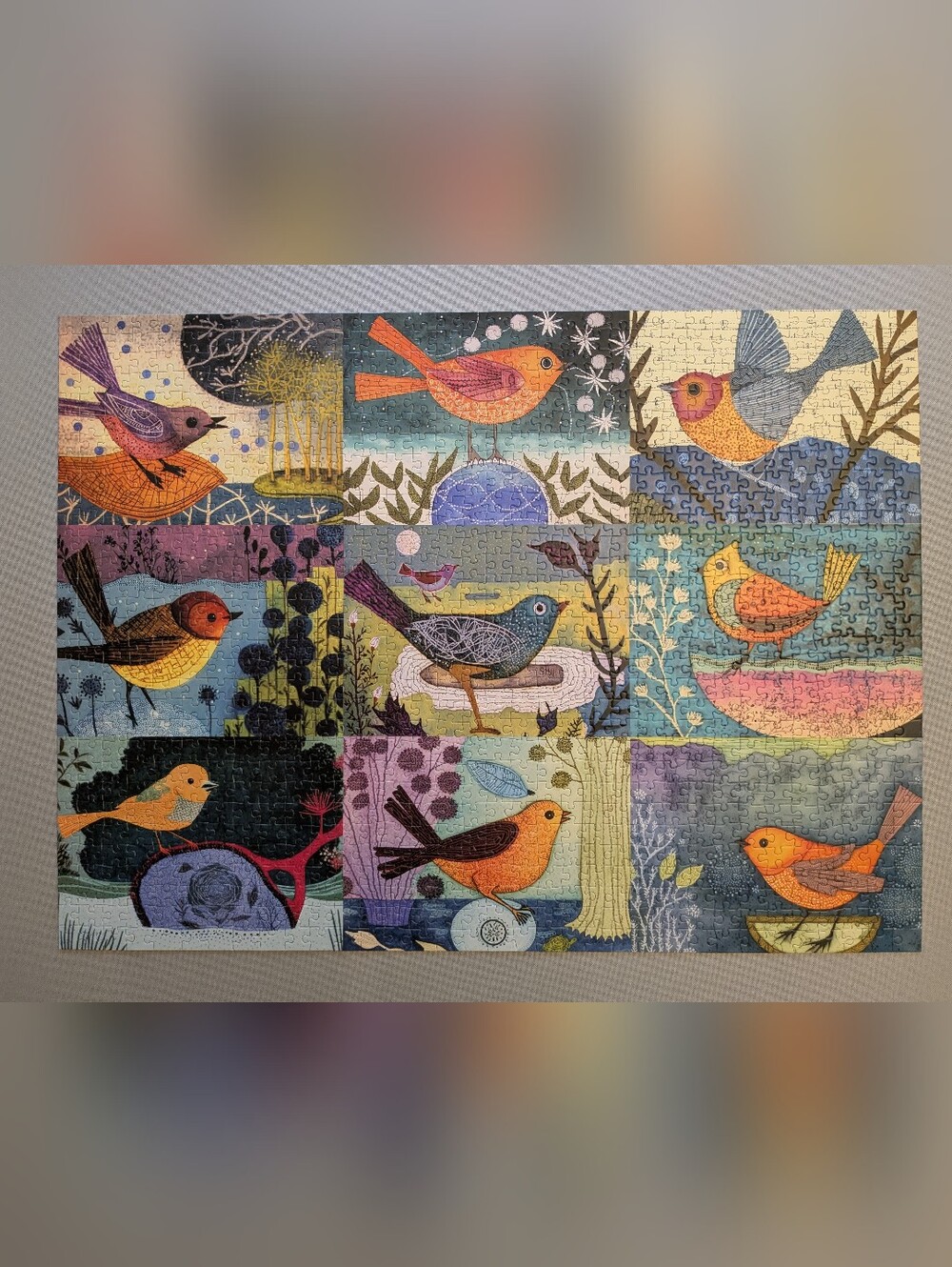Cross And Glory 1000 Piece Puzzle - Festival Of The Nine Birds - Picture 3 of 10